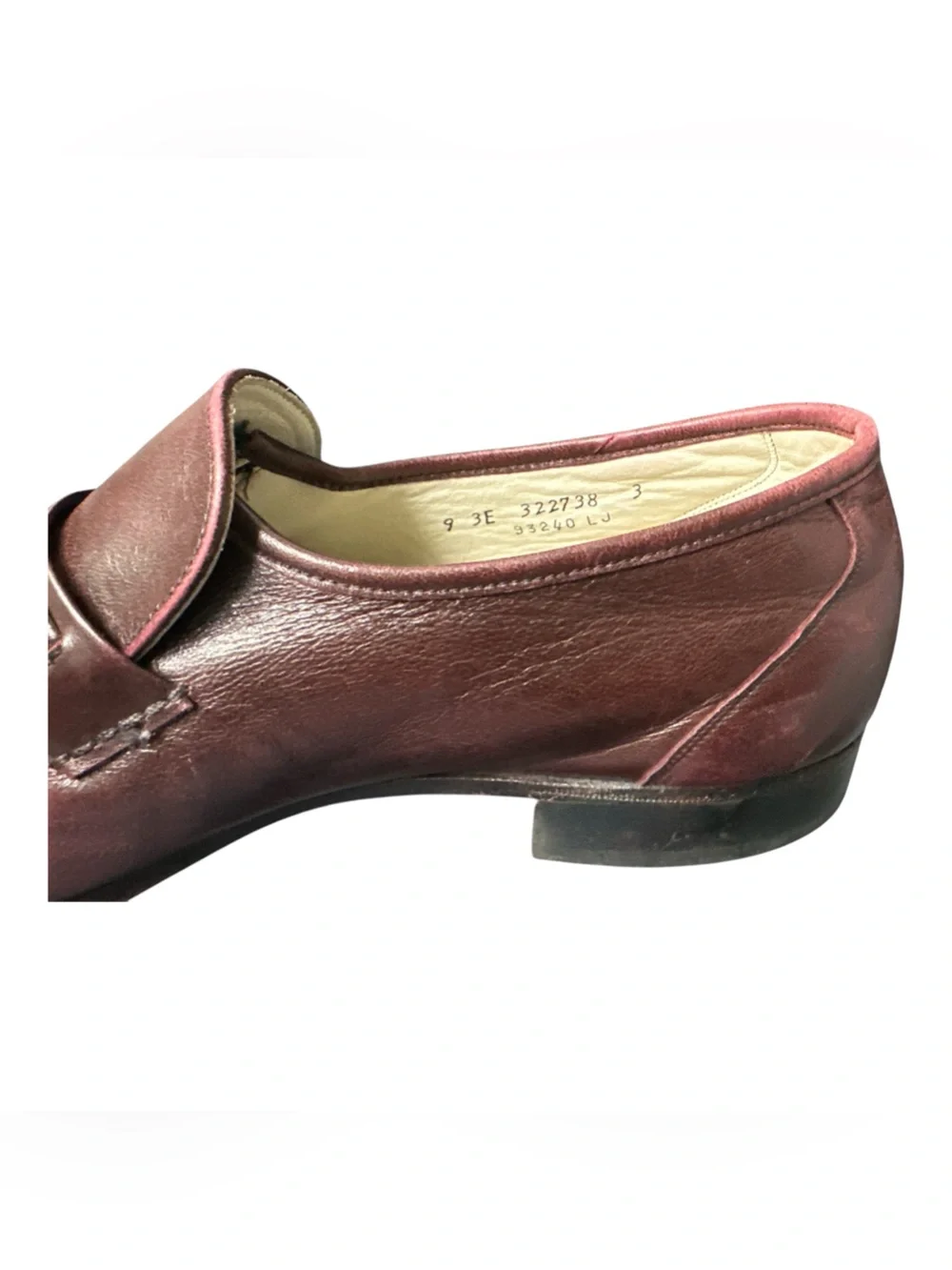 VTG Florsheim Imperial Men’s Shoes Como Loafers Size 9 Burgundy Quiet Luxury